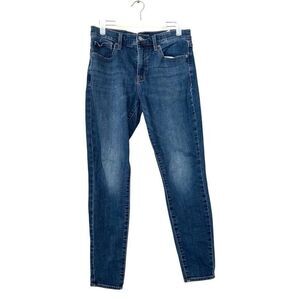 Lucky Brand Zip Fly Mid-rise Skinny Ava Denim Jeans Medium Washed Blue Size 10/3